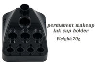 Soporte de vaso permanente de la tinta del maquillaje del tatuaje del tenedor negro del arma con S M L tamaño