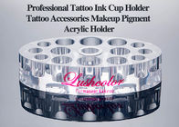 Los accesorios permanentes/12 agujeros del tatuaje del maquillaje tatúan al soporte de vaso de la tinta