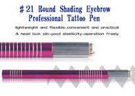 El maquillaje permanente del CE equipa la cuchilla redonda Handpiece de la pluma manual cosmética del tatuaje