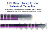 21 R del shading de la ceja del maquillaje semi permanente de la púrpura equipan al profesional