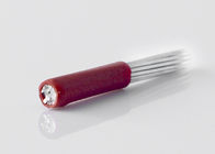 El cosmético compone la cuchilla roja redonda del shading de las agujas 21 de Microblading