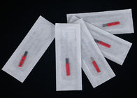 Aguja disponible redonda roja fantástica de Microblading de la ceja de la cuchilla de cuatro 12 agujas de Microblading que sombrea