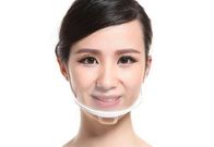 Máscara plástica sanitaria médica de la cubierta de la boca del tatuaje transparente de la ceja reutilizable