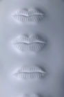 Piel blanca de los labios 3D del maquillaje de la piel permanente falsa de goma de la práctica para Microblading