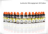 38 pigmentos extraídos planta de Lushcolor de los colores semi para Microblading y Microshading