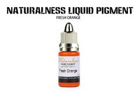 El labio anaranjado fresco de los pigmentos líquidos puros de la planta de la naturalidad colorea la tinta con 12 ml