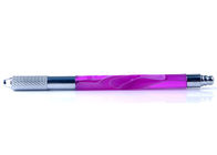 Pluma manual cristalina de la aguja púrpura de Microblading con la cerradura de Handpiece - dispositivo del Pin