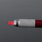 Cuchilla roja plana roja del shading del color #14 de las agujas de Microblading del tatuaje de la ceja de Ombre