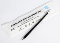 Pluma permanente del maquillaje del negro 0.16m m 18U Microblading de Nami con la cubierta plástica de Matt del ABS