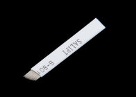Agujas blancas de la cuchilla de la flexión de Lushcolor Microblading con la pluma manual del tatuaje de la ceja
