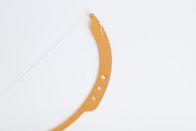 Línea cosmética color oro de medición del cupido de la capa de metal de las herramientas de la ceja de la regla de la marca