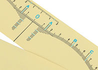 Herramientas de medición de Microblading de la ceja de las etiquetas engomadas disponibles exactas de la regla
