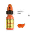 Pigmentos permanentes del maquillaje de la naranja del OEM de Lushcolor para el labio