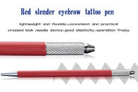 21 Pin Blade Eyebrow Microblading Tool Handpiece rojo
