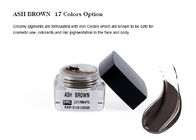 La ceja original Microblading colorea los pigmentos cosméticos permanentes poner crema de Brown de la CENIZA de la tinta