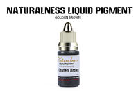 El maquillaje permanente orgánico de oro de Brown pigmenta el pigmento líquido de la tinta de la naturalidad