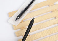 Herramienta negra de la ceja de Microblading/pluma manual disponible con el cepillo