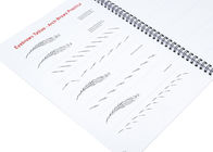 Libro inglés del tatuaje de la ceja del ejercicio de Microblading para el entrenamiento de la UGP