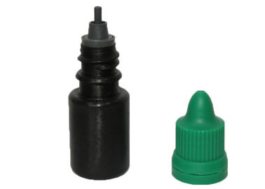Botella de tinta negra cosmética vacía durable con el envase verde del casquillo, CE